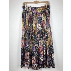 Vintage 90’s René Derhy Paris Gaucho Floral Pants